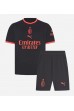 AC Milan Fikayo Tomori #23 Babyklær Tredje Fotballdrakt til barn 2026-27 Korte ermer (+ Korte bukser)